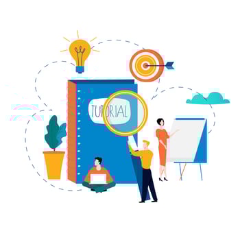 Professional training vector