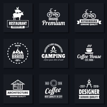 Vintage Retro Vector Logo for banner