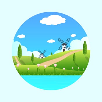 Spring Background Vector Illustration