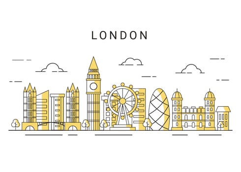 London City Skyline Vector
