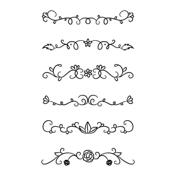 Cute Floral Divider vector