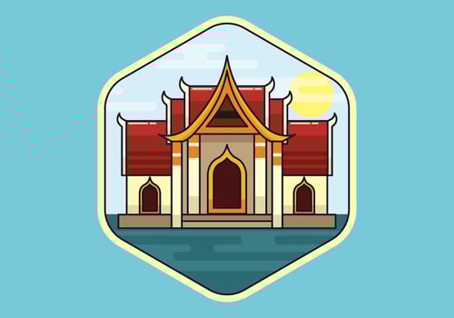 Bangkok Vector Illustration