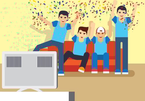 Football Watch Party vector
