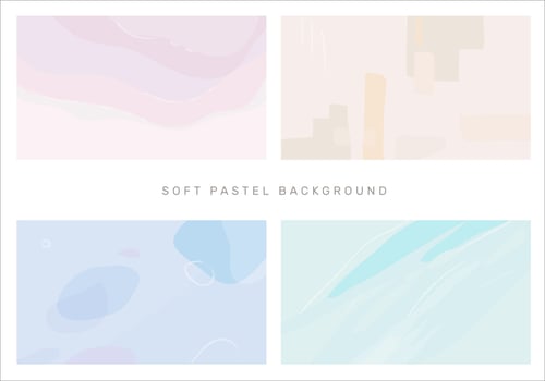 Abstract Soft Pastel Color Vector Background