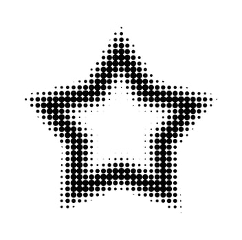 Detailed vector halftone for backgrounds and designs