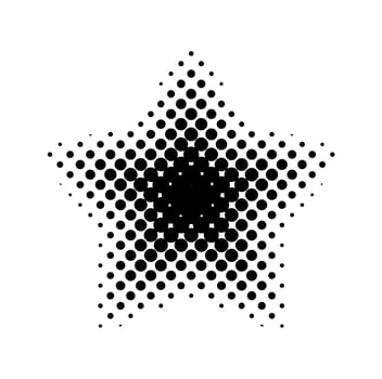 Detailed vector halftone for backgrounds and designs