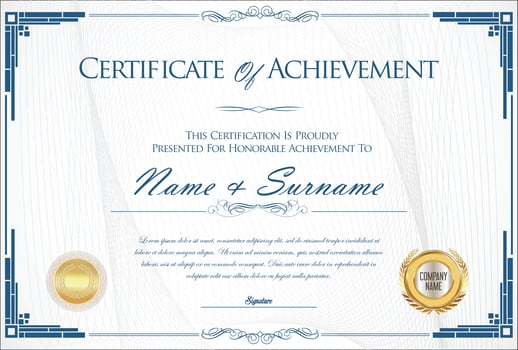 Certificate vector