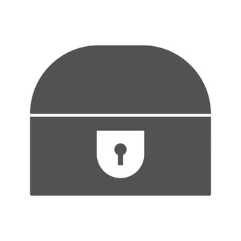 Coin Chest Vector Icon