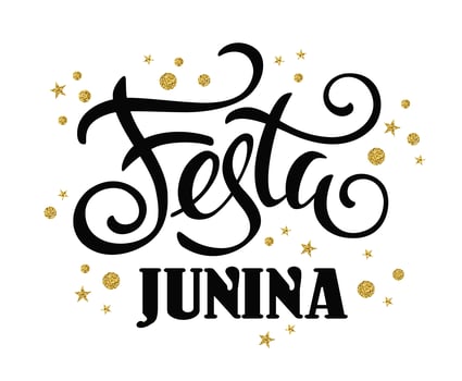 Latin American holiday, the June party of Brazil. vector