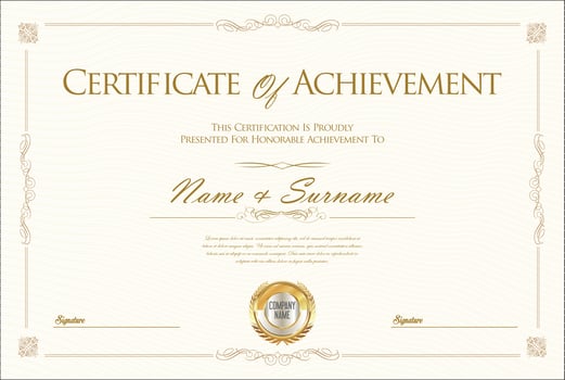 Certificate vector