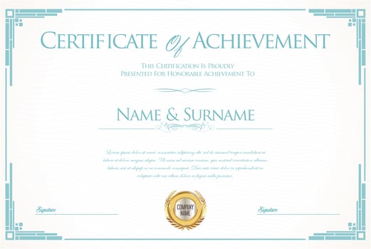 Certificate vector