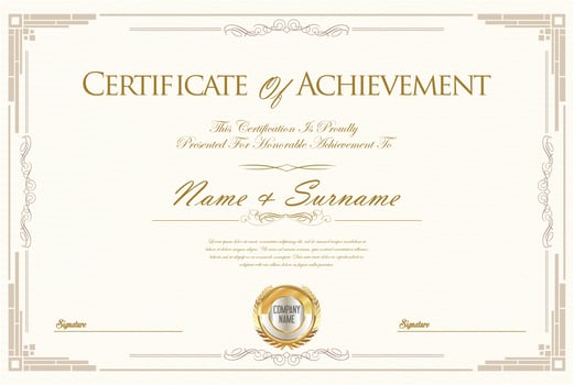 Certificate vector