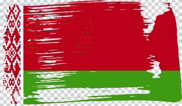 Realistic flag, vector illustration