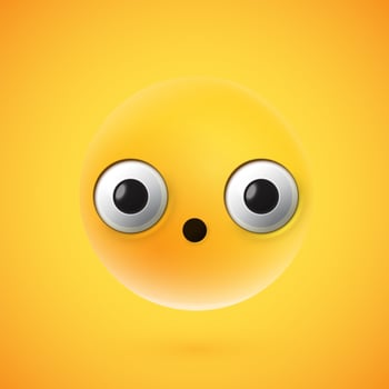 Highly detailed happy emoticon, vector illustration