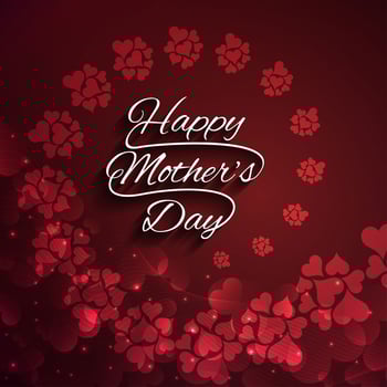 Abstract Mother's day background vector