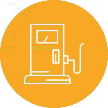  Vector gas icon
