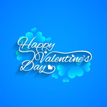 Modern Happy Valentine's day background vector