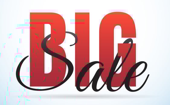 big sale template banner Vector background