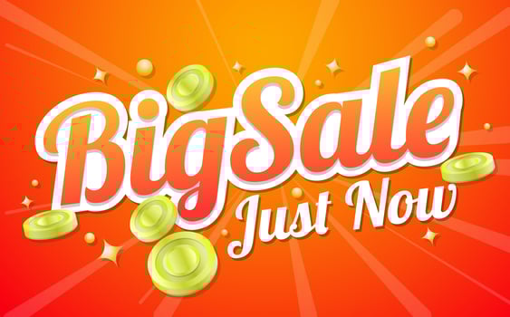 big sale template banner Vector background