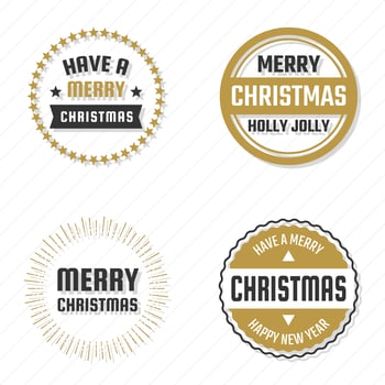 Christmas Vector Logo for banner