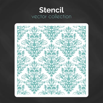 Stencil. Laser cuting template. Seamless pattern for decorative panel. vector