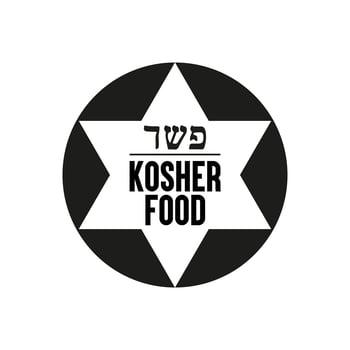 Kosher Food icon.  vector