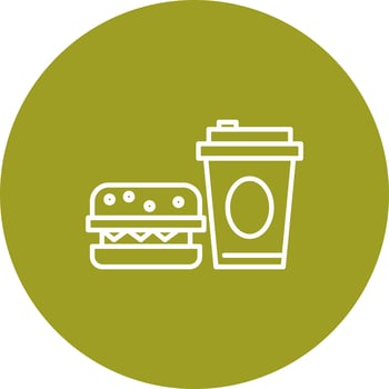 Vector fast food icon