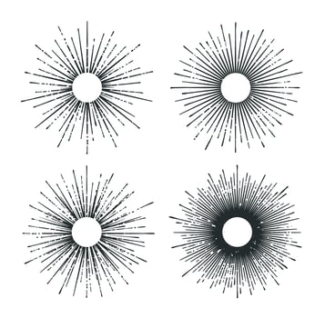 Sunburst Vector Set