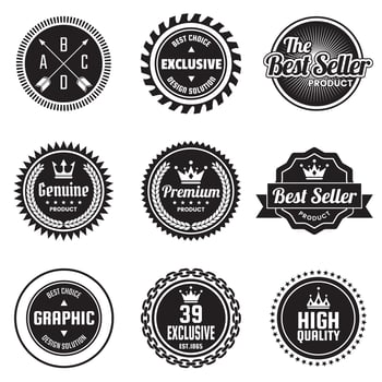 Vintage Retro Vector Logo for banner