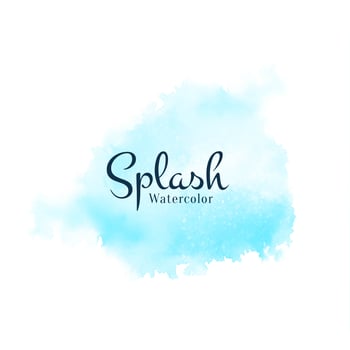 Abstract watercolor splash design vector