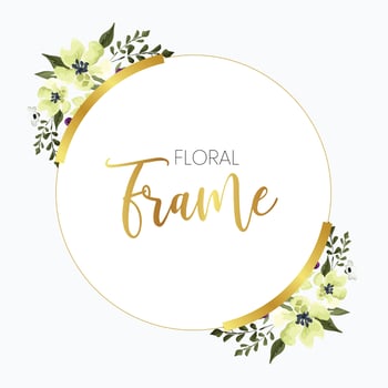 Floral Wedding Invitation vector