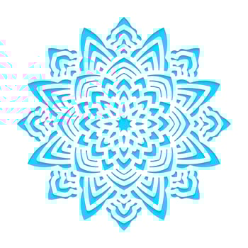 Template snowflakes laser cut and engraved. vector