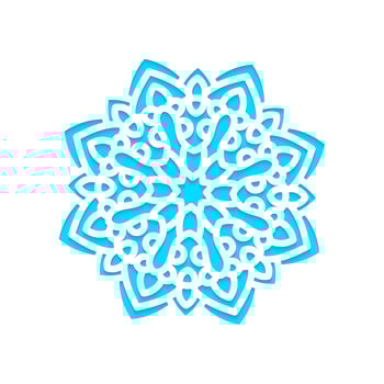 Template snowflakes laser cut and engraved. vector