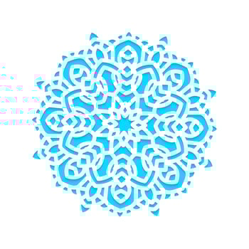 Template snowflakes laser cut and engraved. vector