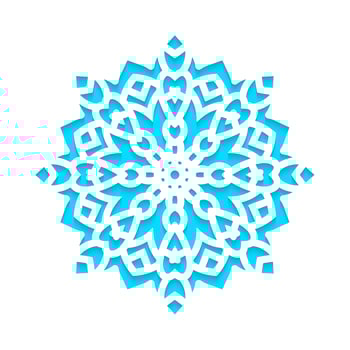 Template snowflakes laser cut and engraved. vector