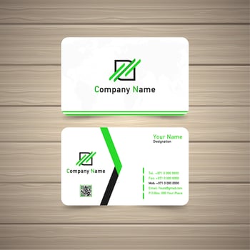 Business card vector