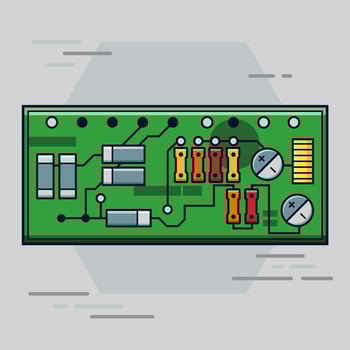 Printed Circuit Board Vector