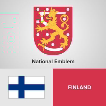 National Emblem, Map and flag  vector