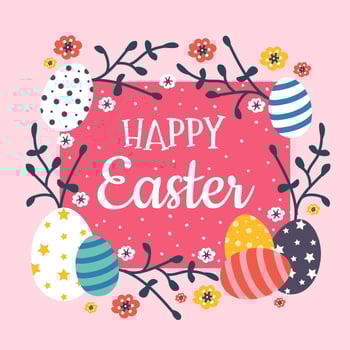 Easter Wallpaper Illustration vector