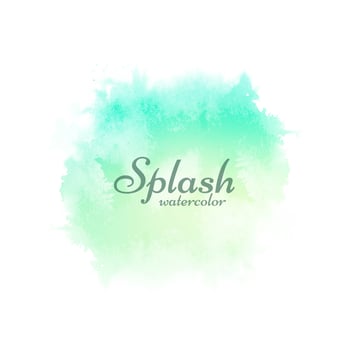 Colorful watercolor splash decorative design background vector