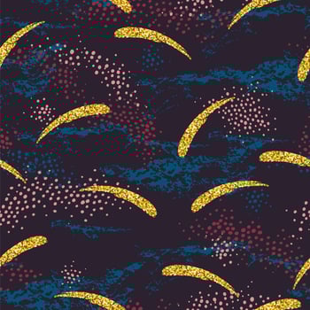 Abstract cosmic seamless pattern. vector