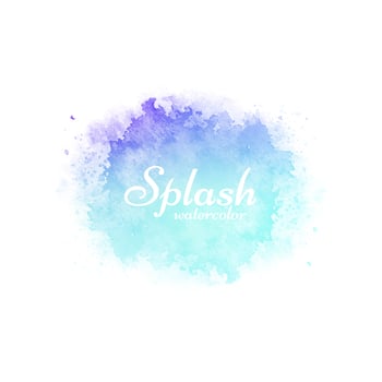 Colorful watercolor splash decorative design background vector