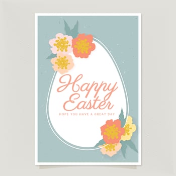 Vector Easter Card