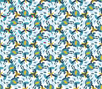 Retro geometric hexagon seamless pattern vector