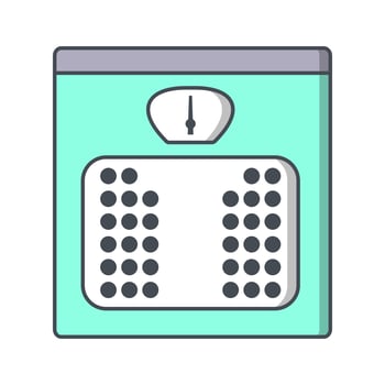 Weight Machine Vector Icon