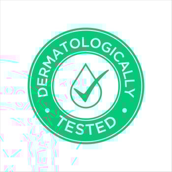 Dermatologically Tested icon vector