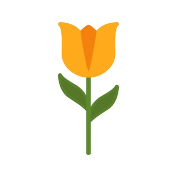 Tulip Vector Icon        
