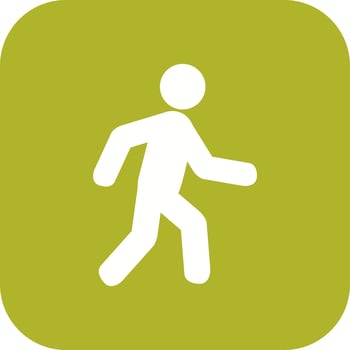 Vector Walking Icon