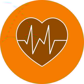 Vector Heart Beat Icon