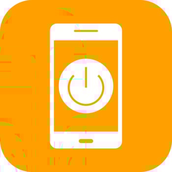 Power off Mobile Application Vector Icon